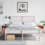 34.5cm W Steel Bedside Table-101281353