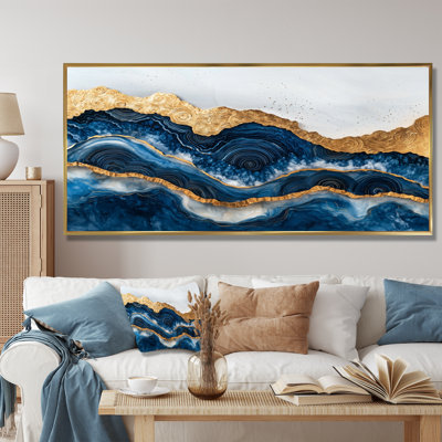 «Safire Lake Into The Pine Forest IV» - art mural lac