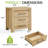 24''H Nightstand With 3 Drawer Storage-1411600646