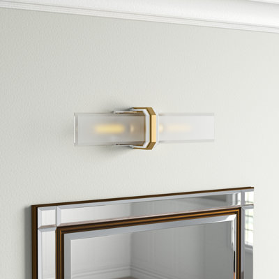 Applique murale pour meuble-lavabo 2 lumières Kipton