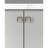 Accent Series 1 in. Modern Satin Nickel Square Cabinet Knob (10-Pack)-95376229