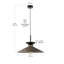 1 - Light Matte Black Pendant