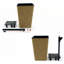 Paquet de 2 pots à fleurs Derince - Osier tissé à la main - Carré fin-946201015-991177507