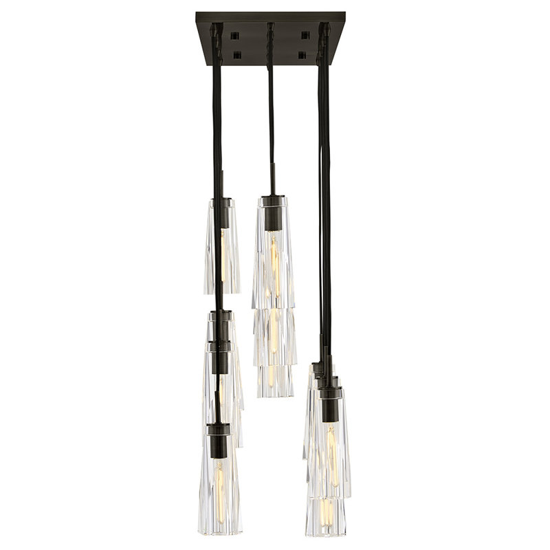 Cosette 13 - Light Chandelier, Black Oxide