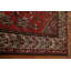 Tapis tribal rouge en laine noué à la main 4 x 5