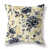 Jaune / floral gris
