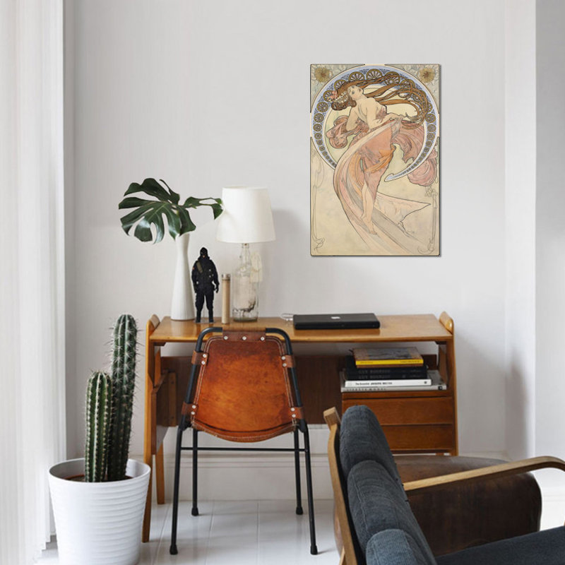 « la fauteuil danse, 1898 », impression sur toile, H 18 po x l 12 po x P 1,5 po, Toile tendue, Pas de tapis