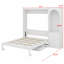 Lit escamotable fonctionnel avec 3 tiroirs, tablette, lumière DEL et tringle pour garde-robe-710880033