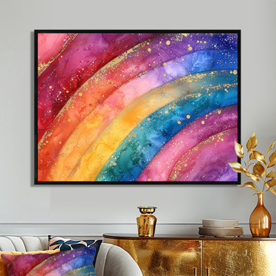 Radiant Cascade Of Rainbow II - Rainbow Wall Art