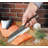Hunter Chef's Knife, wood handle, 12"