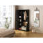 Arbre d'entrée avec banc, armoire de rangement, convient au salon, au vestibule, au cabinet de chambre à coucher, au cabinet de salon, au cabinet de vestibule, au cabinet naturel