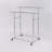 65" Dual Bar Adjustable Industrial Garment Rack