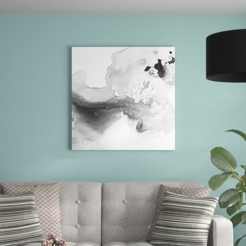 Smoke & Water II by Ethan Harper - Wrapped Canvas Painting, 91cm H x 91cm W