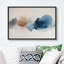 «Abstract Blot in Blue and Brown», reproduction d'art sur toile encadrée très grande-52435681-52435688