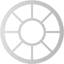 Médaillon de plafond de 18 po x 18 po x P 6 1/2 po x P 1/2 po Grace-40714983-40714957