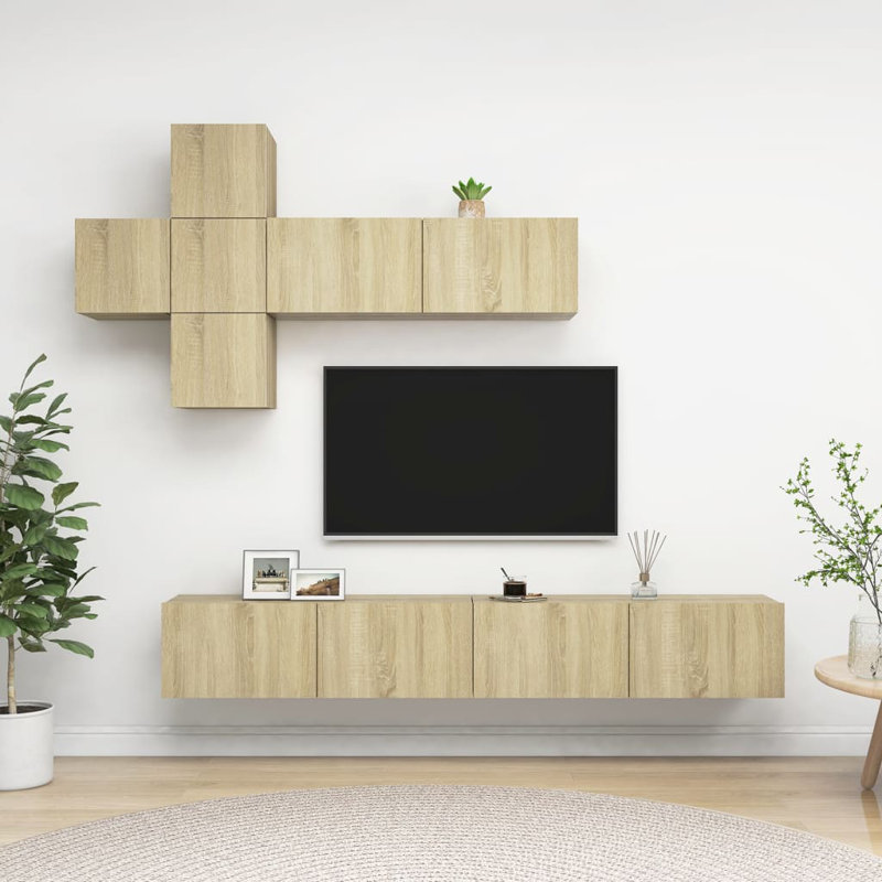 Azayleah Unfinished Entertainment Centre for TVs up to 43", Sonoma Oak