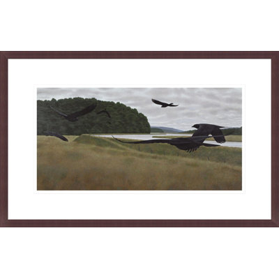 Seven Crows by Alex Colville -Framed Giclee Print
