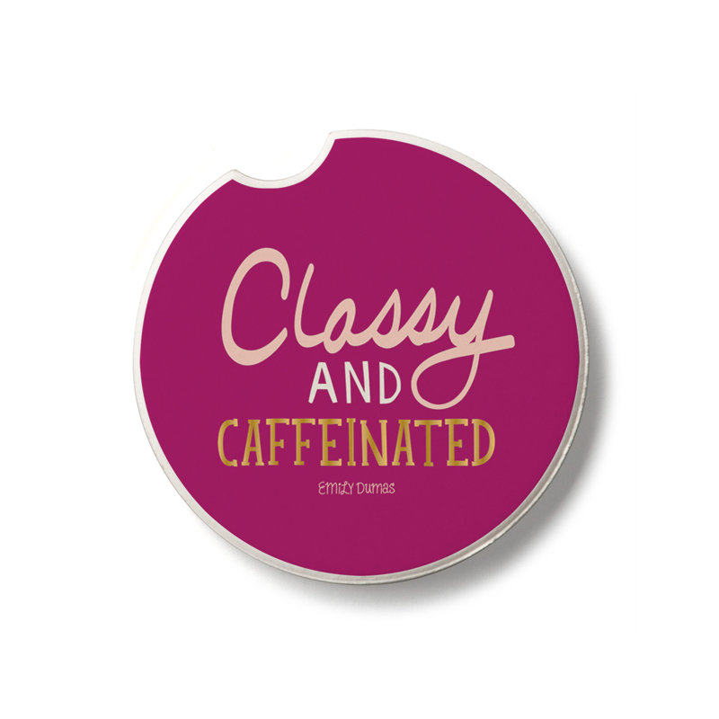 Sous-verre Thorbystone Classy & Caffeinated