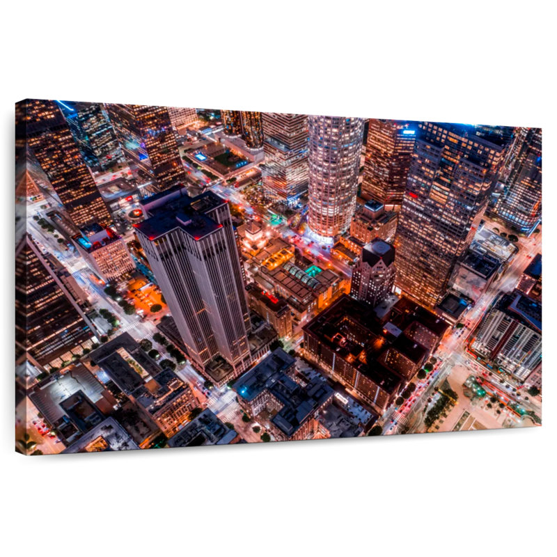 Sireci Los Angeles Night Lights, 30" H x 45" W