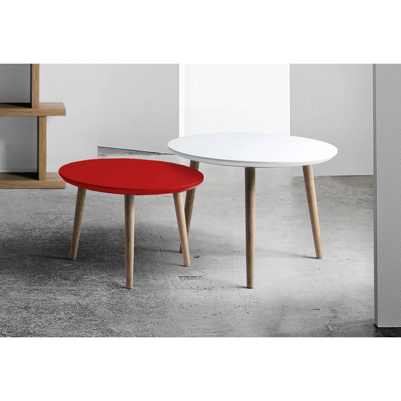 Pineiro End Table, White