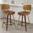 26" Swivel Upholstered Counter Height Bar Stool-823337385-830138023