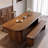 Solid wood simple quality dining table-108430602