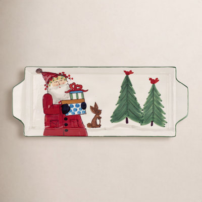 Old St. Nick Rectangle Platter