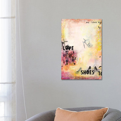 We Love Shoes II by Deb Chaney - Print on Canvas