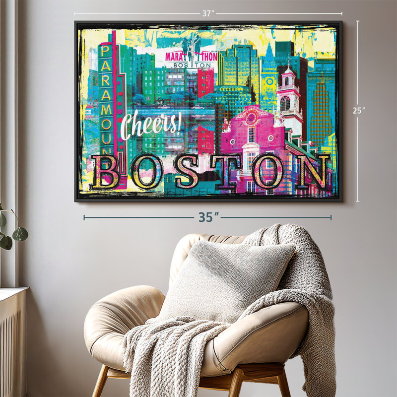 Places «Boston City Repères», H 37 po x l 25 po