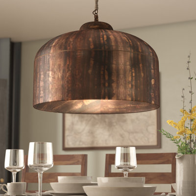 Tuck 1 - Light Brown Single Pendant