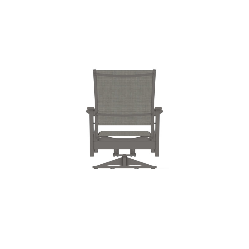 Wexler Outdoor Swivel Lounge Chair, Deacon, Warm Gray