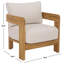Chaise de patio en teck Achilles