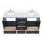 Ensemble de meuble-lavabo double 73 po Abshire-93359250