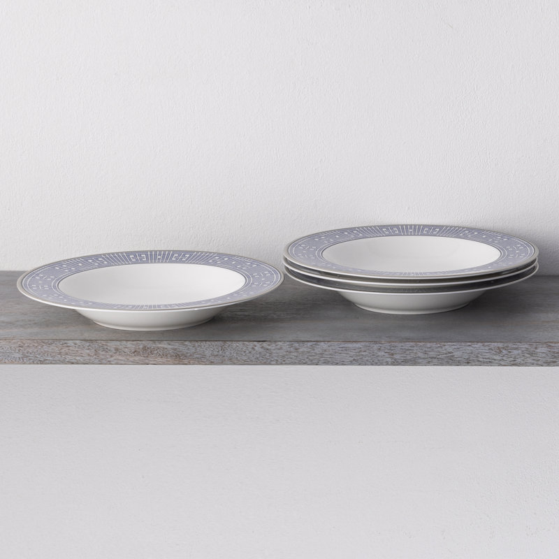 Noritake Infinity Soup Bowls, 8 1/2", 12 Oz., Blue