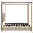 Upholstery Metal Canopy Bed-1234151916-1234151825