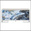 Console Liam Blue Marble Paint & Chrome