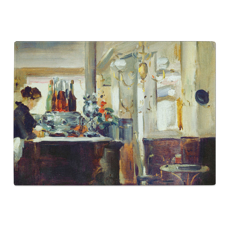 Bon Bock Cafe by Edouard Manet Chopping Board, 0.4cm H x 28.5cm W x 39cm L