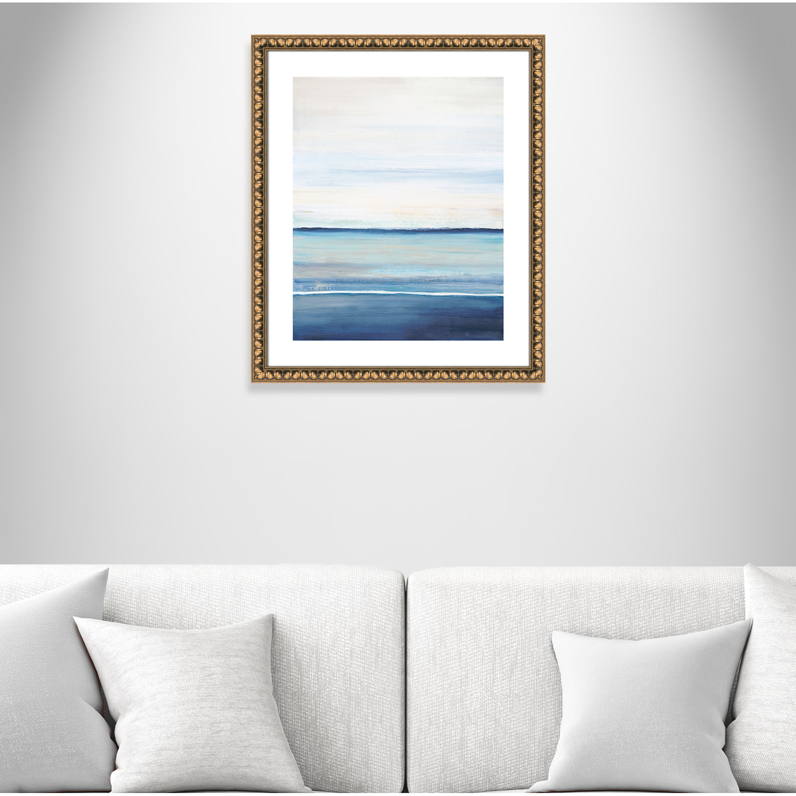 Emmit "Distant Whispers" Print by Filippo Ioco, 25.5" H x 21.5" W x 1.13" D, Gold Bead Framed Paper