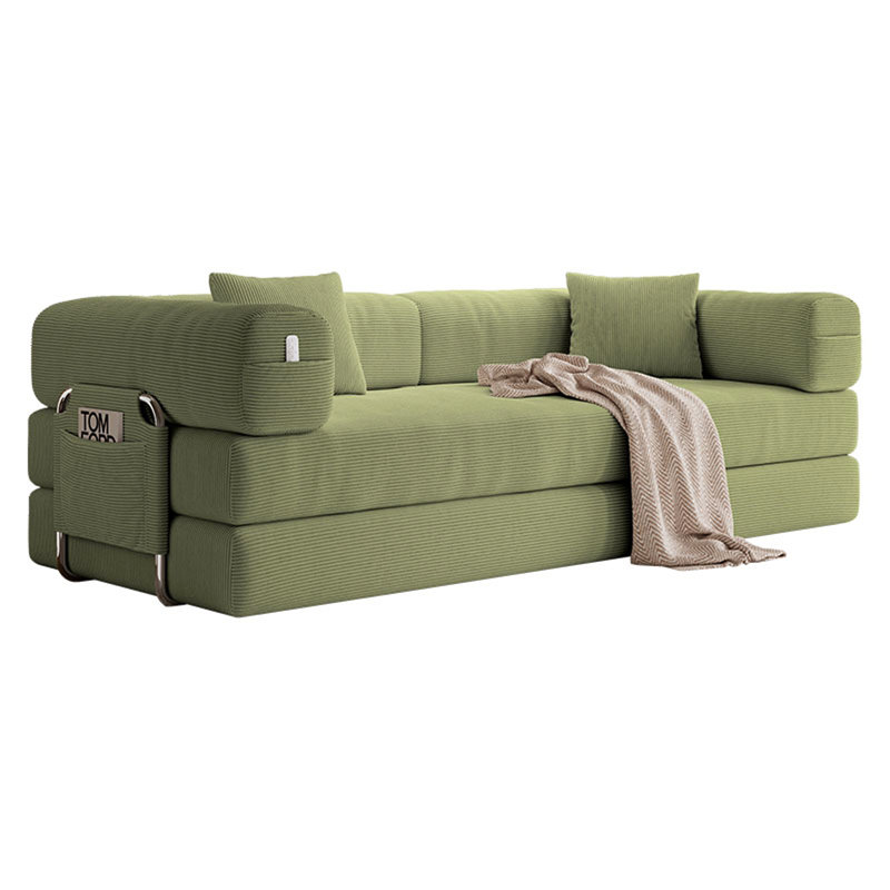 Canapé modulaire modulaire, canapé convertible Pudding Block, canapé-lit autoportant à accoudoirs, canapé à compression pour le salon et la chambre à coucher