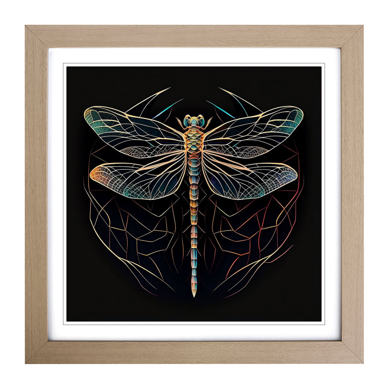 Single Picture Frame Print on Wood, Oak