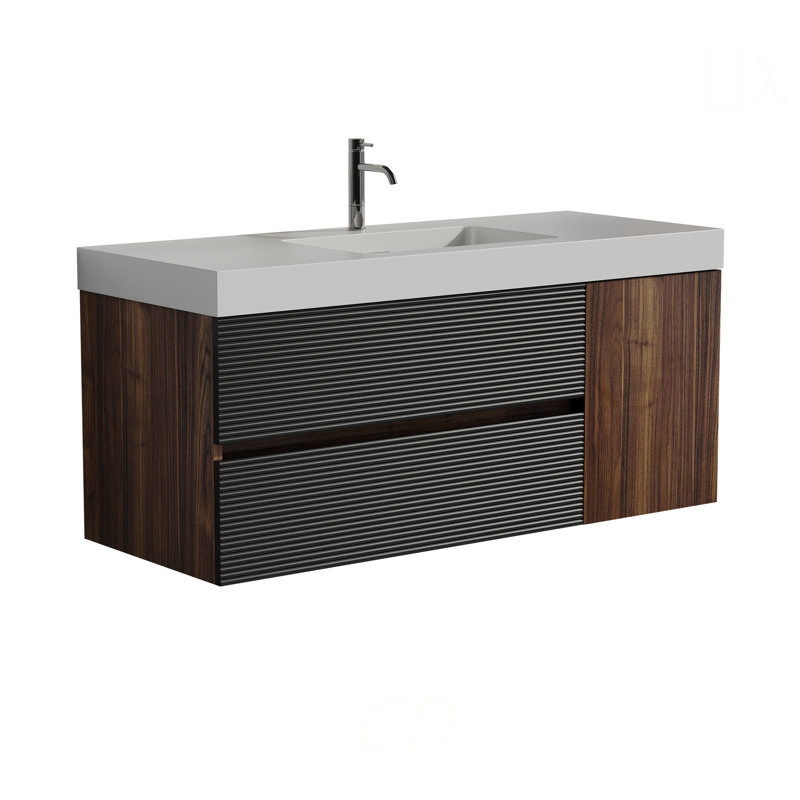 Freestanding Standard Free Standing Single Double With Solid Surface Top