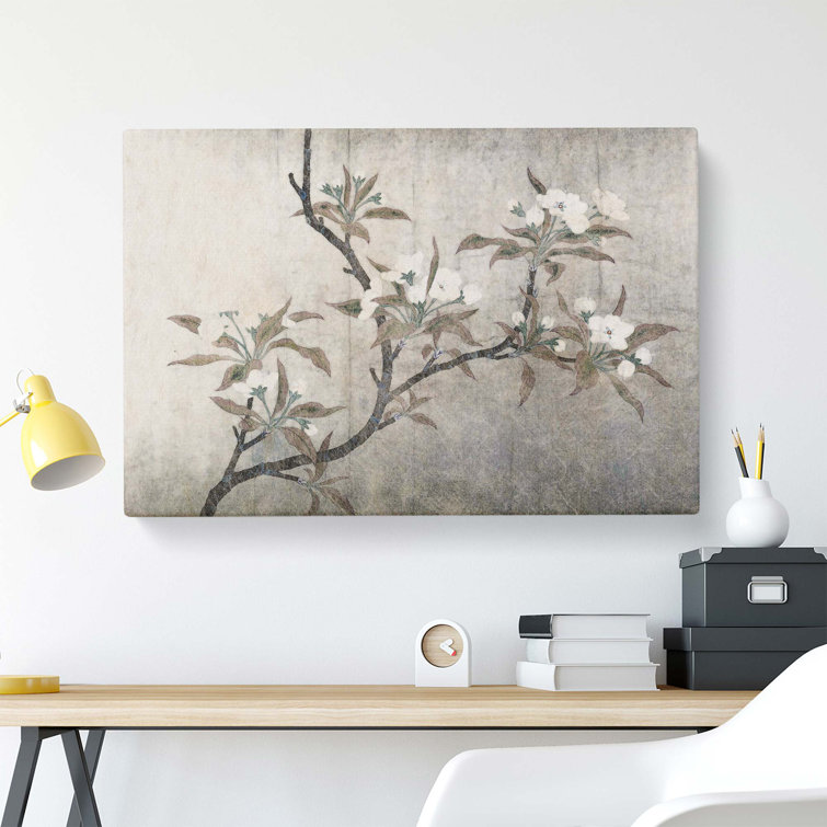 East Urban Home Pear Blossoms by Qian Xuan - Wrapped Canvas Painting ...