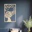 Deux art mural rectangulaire avec montagne, arbre et voiture - ACM noir (46 po x 34,24 po)-988275140-988275143