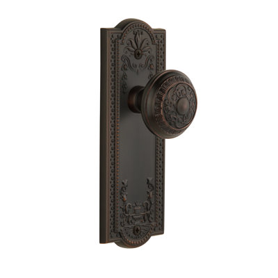 Grandeur Parthenon Plate Double Dummy with Windsor Door Knob