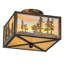 Rustic Lodge 2 - Light Flush Mount