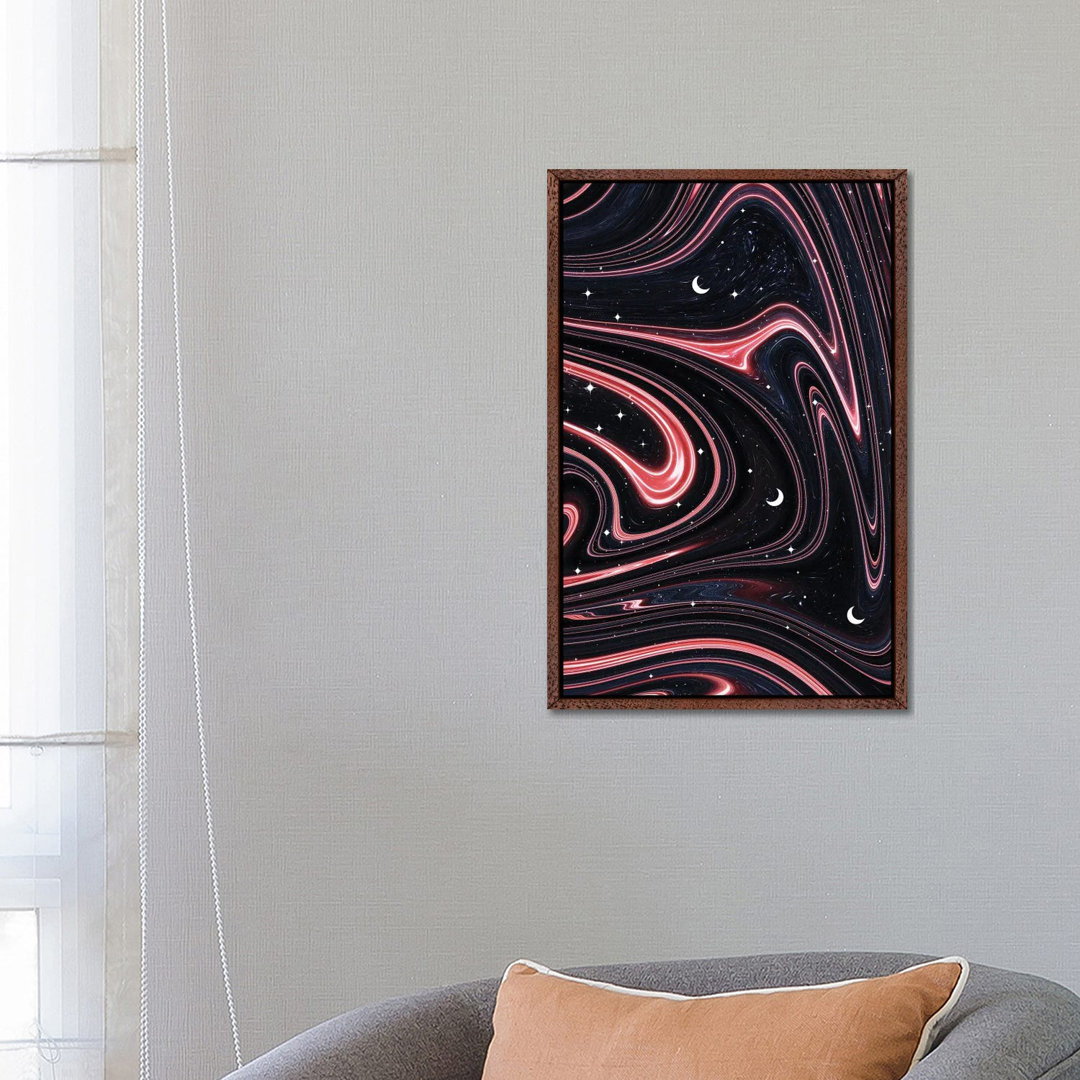 Marbled Space von Emanuela Carratoni - Galerie-verpackte Leinwand Giclée auf Leinwand