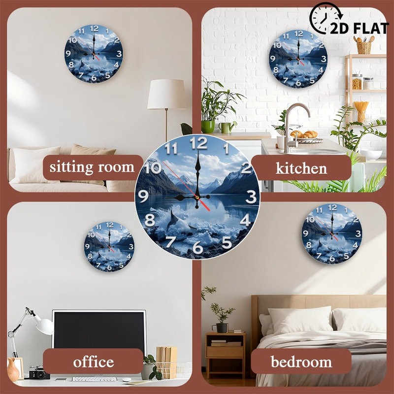 Horloge murale Orca