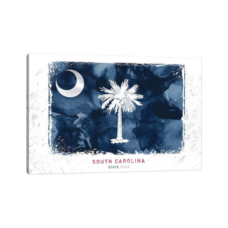 South Carolina - Print on Canvas, 66.04cm H x 101.6cm W x 3.81cm D, Wrapped Canvas