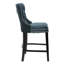 Grand tabouret en velours-1995886170