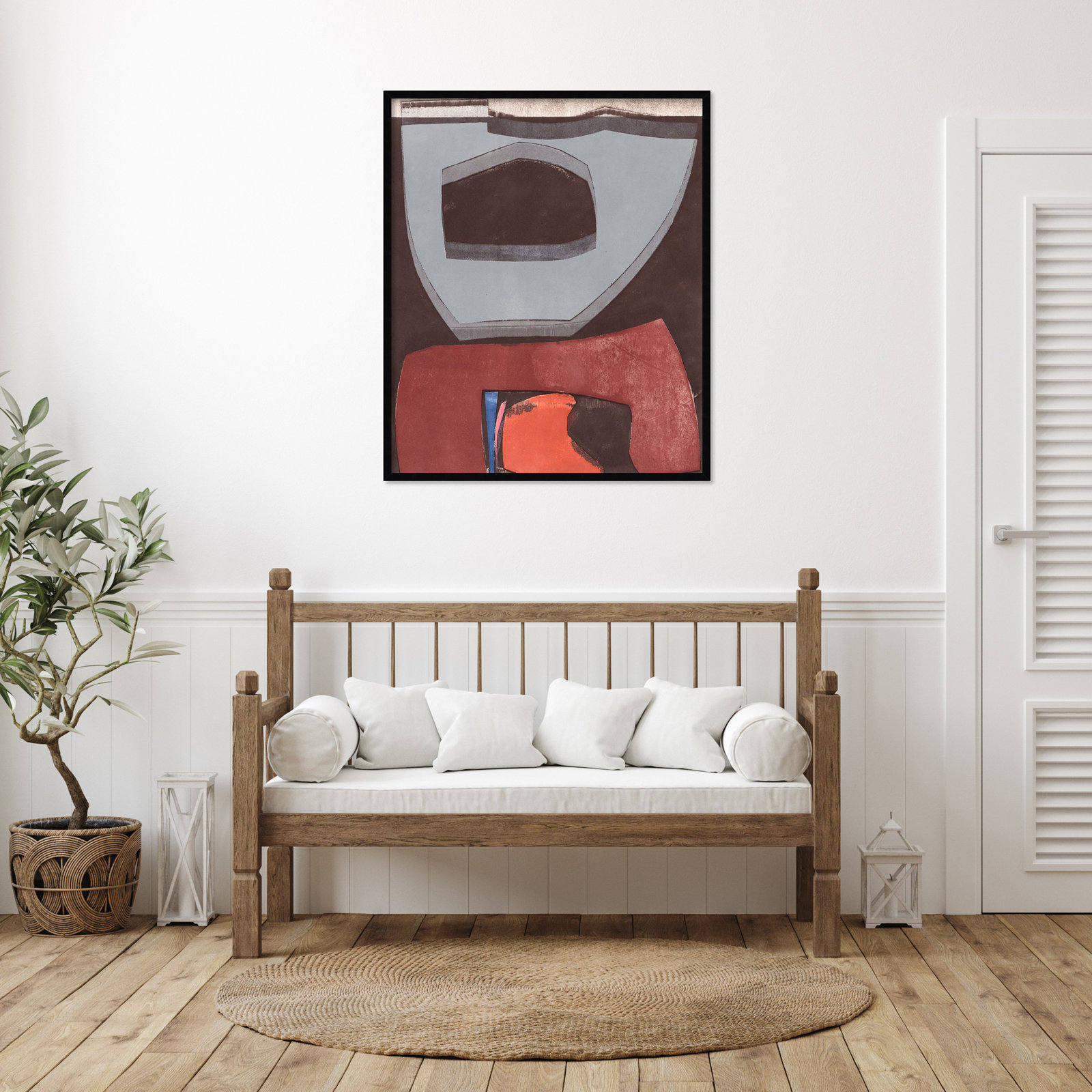 Solano "Istanbul 12" Print by Rob Delamater, 41" H x 35" W, Black